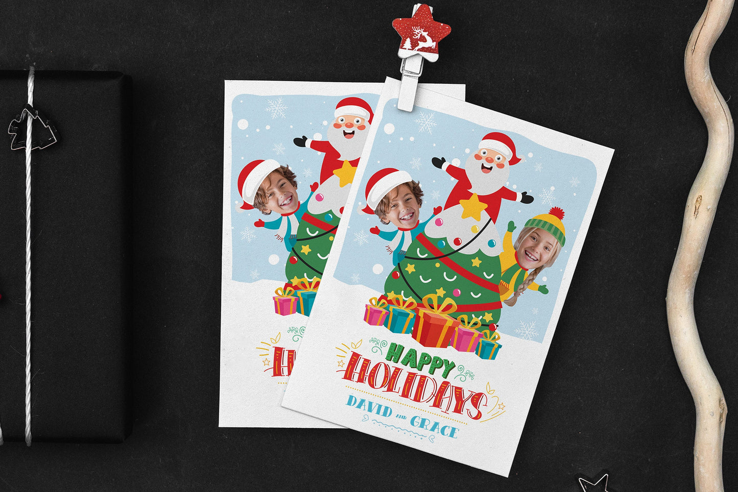 Personalized Christmas Card with Photo / Funny Photo Christmas Card / DIGITAL DOWNLOAD