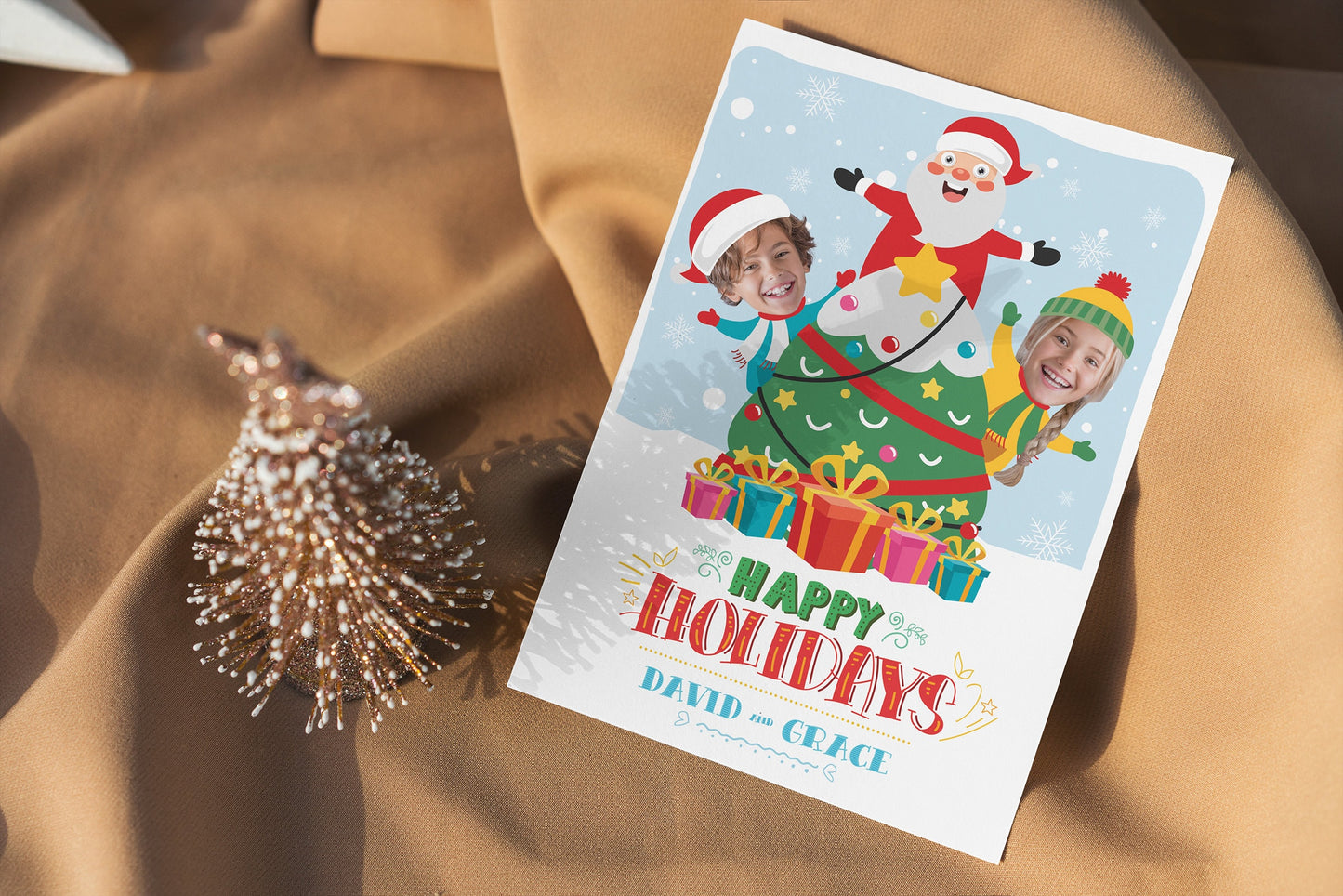 Personalized Christmas Card with Photo / Funny Photo Christmas Card / DIGITAL DOWNLOAD