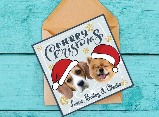 Dog Christmas Gift Tags -Personalized Dog Gift Tag - Dog Lover Gift Tag