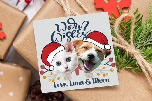 Dog Lover Gift Tag - Dog Christmas Gift Tags -Personalized Dog Gift Tag