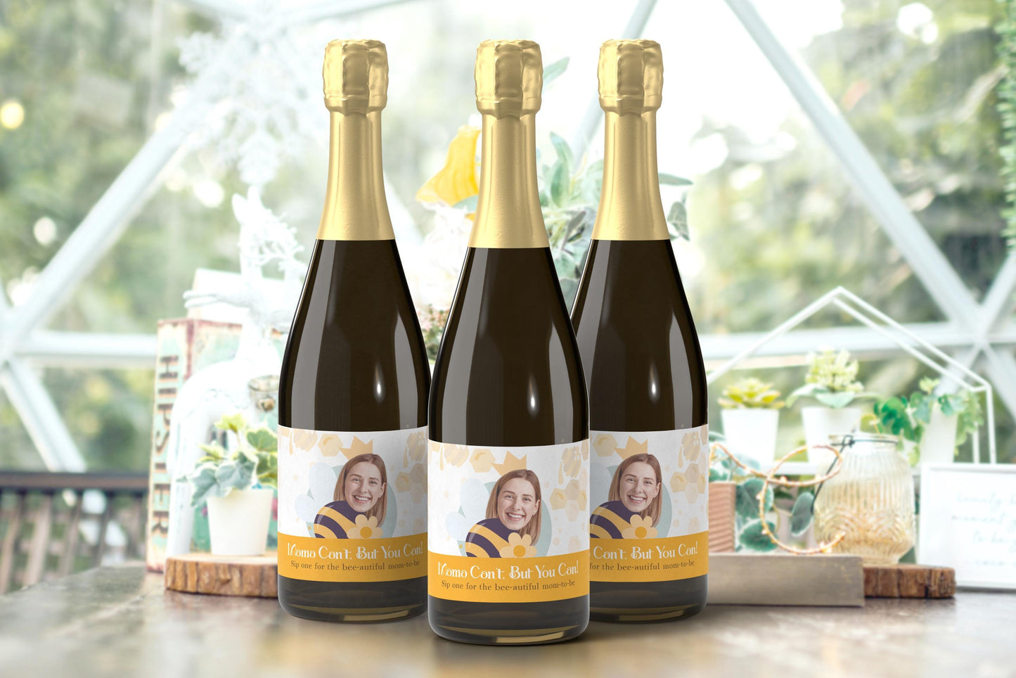 Custom I Cant Drink This But You Can Baby Shower Champagne Tag Funny Pregnancy Announcement Personalized Pregnancy Gift Mom Cant Drink Label