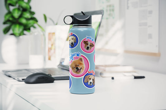 Custom Pet Sticker With Photo and Name Dog or Cat Gift for Grandparent Pet Lovers Dog or Cat Birthday Party Cat Mom Sticker Dog Dad Decals